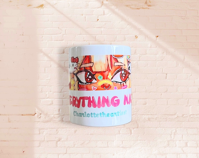 Mizuki (Everything Nice) Cropped Eyes Original Art Coffee Mug