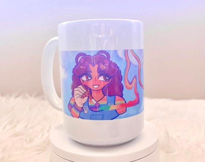 Paint The Sky Orginal Art Coffee Mug 15 oz