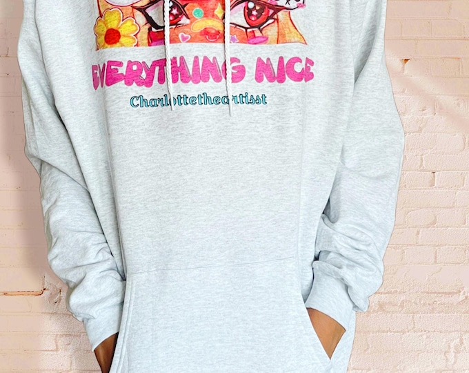Mizuki (Everything Nice) Origina Art Hoodie Size Large