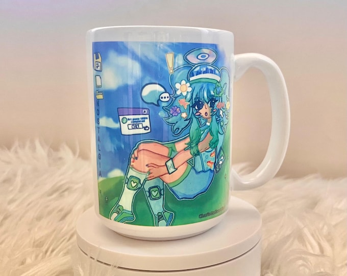 Zyla (Nostalgia) Original Art Coffee Mug 15oz Anime Kawaii
