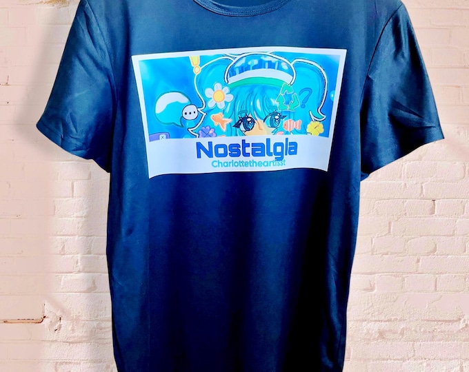 Zyla (Nostalgia) Original Art T-Shirt Unisex Size Medium Anime Kawaii Pop Art
