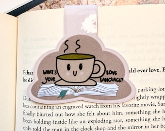 Magnetic Bookmark | Coffee Book Lover Accessory | Reader Gift