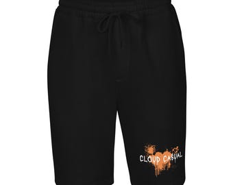 Cloud Casual Graffiti Men's fleece shorts