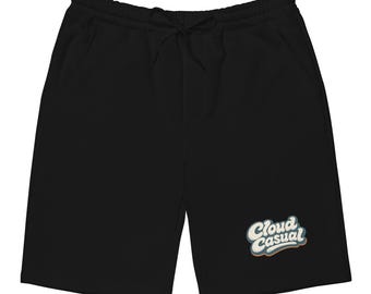 Cloud Casual Men's Fleece Shorts