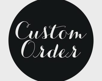 Custom order resin art