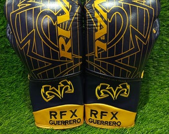 Rival RFX Guerrero Boxing Gloves: Custom Leather Sparring Gloves, 16oz
