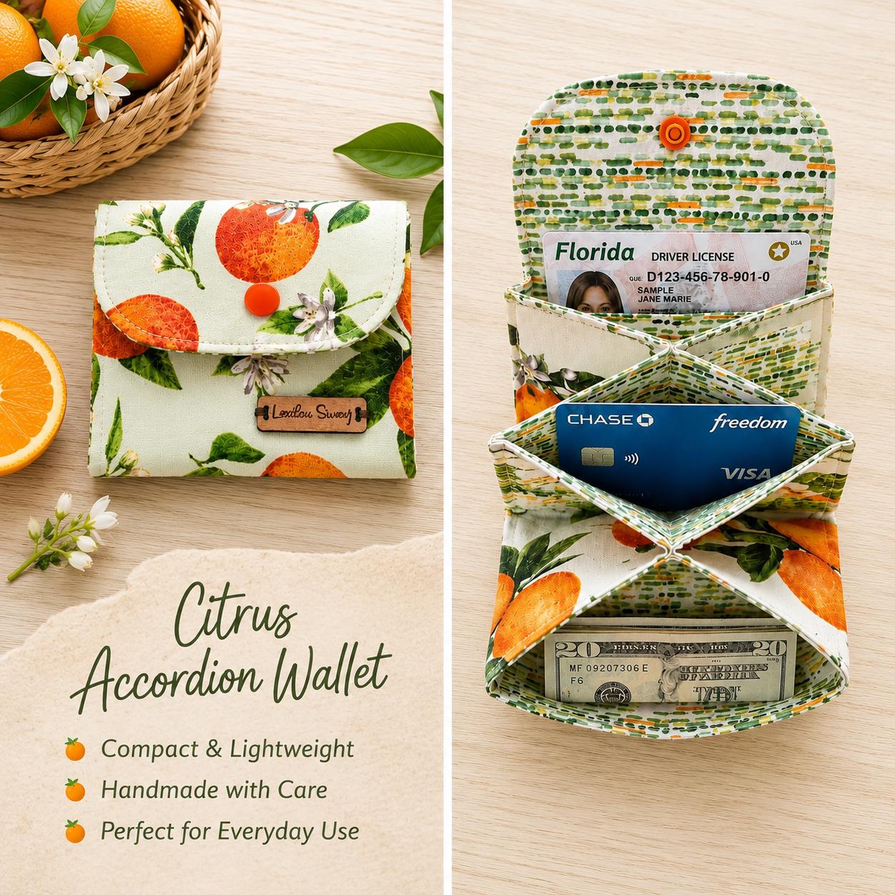 Citrus Wallet - Etsy