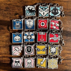 R6Operator Icon Schlüsselanhänger - Rainbow Six Siege - Anfragen verfügbar