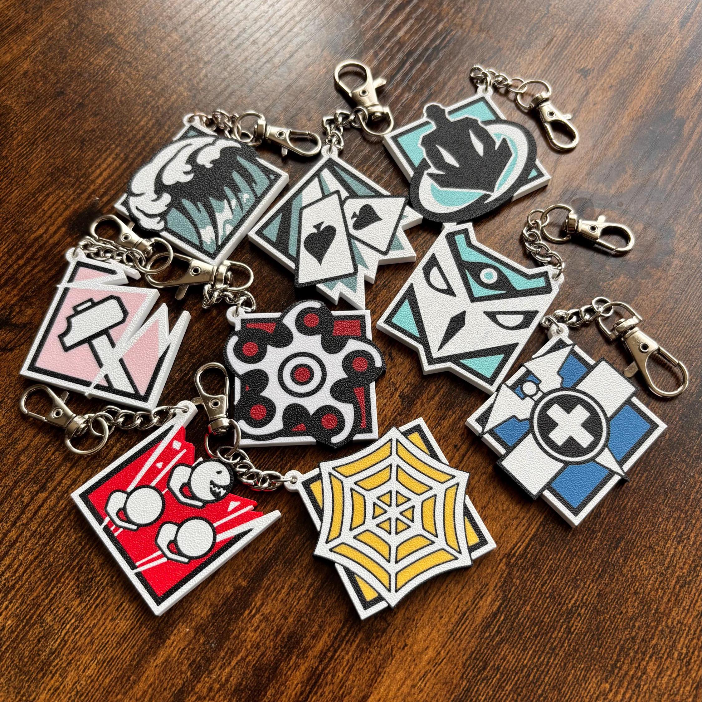 Rainbow six siege keychain - Etsy 日本