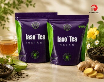 Iaso Tea Instant - Pack of 2 | Herbal Detox Tea for Cleansing & Weight Management