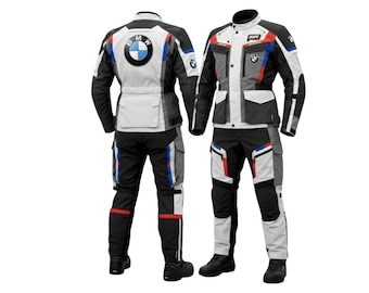 BMW Motorrad Adventure kördräkt Cordura bikerjacka och byxset CE-skyddsutrustning