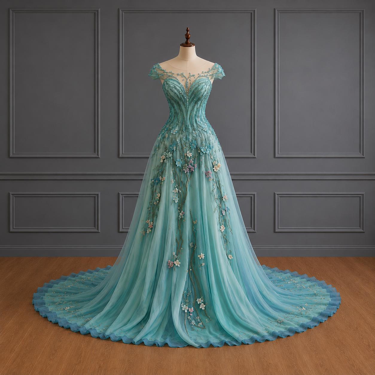 lime green midi dress with sleeves A-Line/Princess Tiered Off Shoulder Floor-Length Corset Prom Dresses w –  Shirees