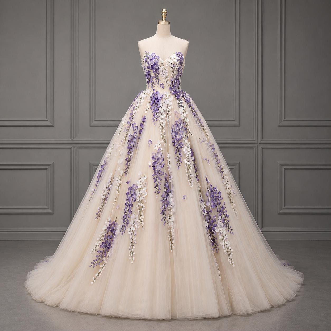 Vintage Embroidered Wedding Dress - Etsy