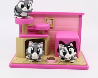 Adorable Cat Playhouse - Imaginative Play, Fidget Fun