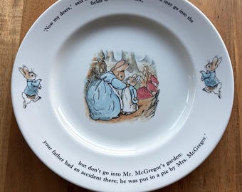 Assiette Wedgwood Pierre Lapin - Décoration murale