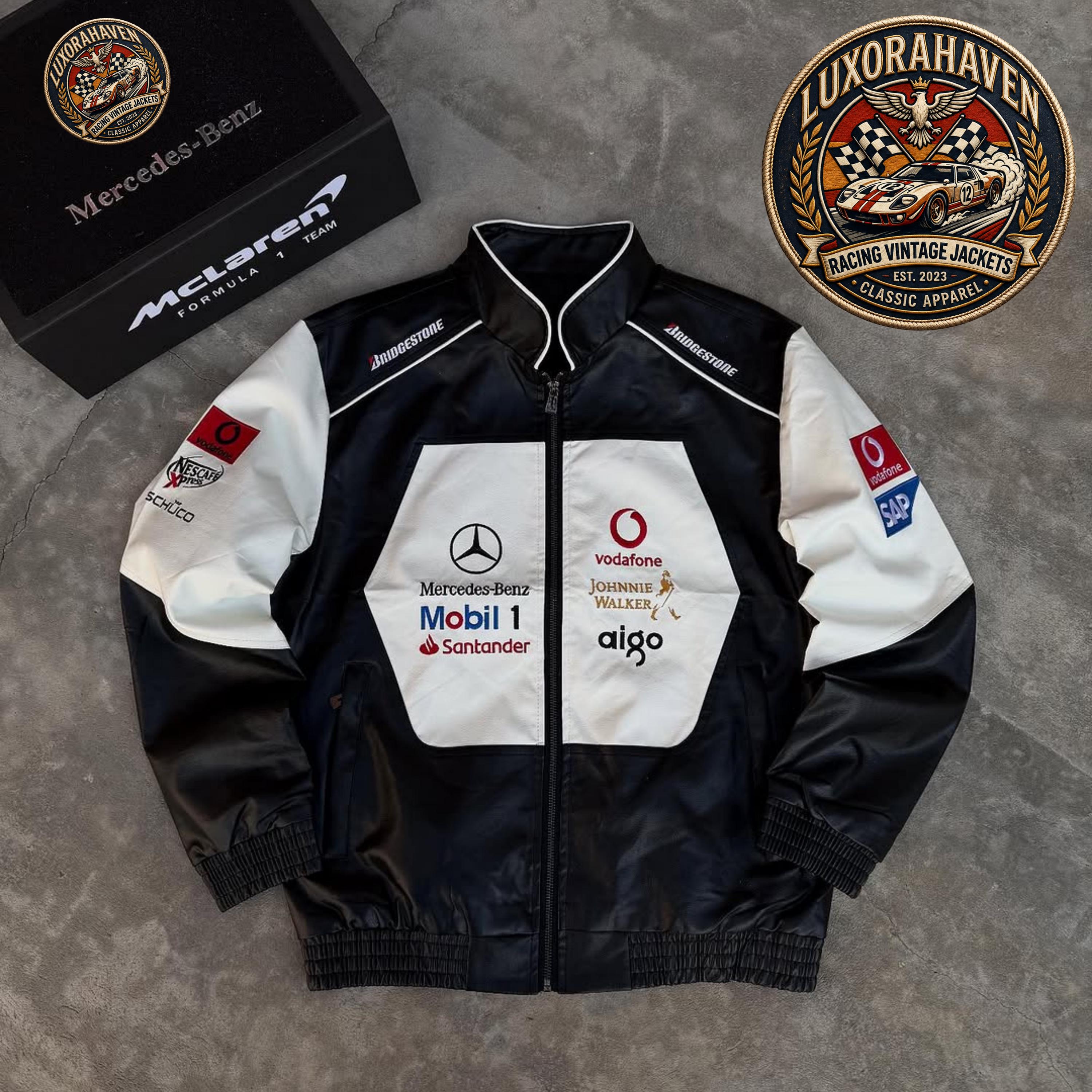 Racing jacket vintage mclaren mercedes - Etsy 日本