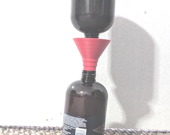 Trechter productoverdracht