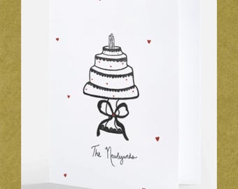 The Newlyweds - Wedding Card