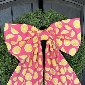 2 in 1 Reversible Big Bow, Double Sided Huge Bow Decor, Multi-Use Decorative Bow