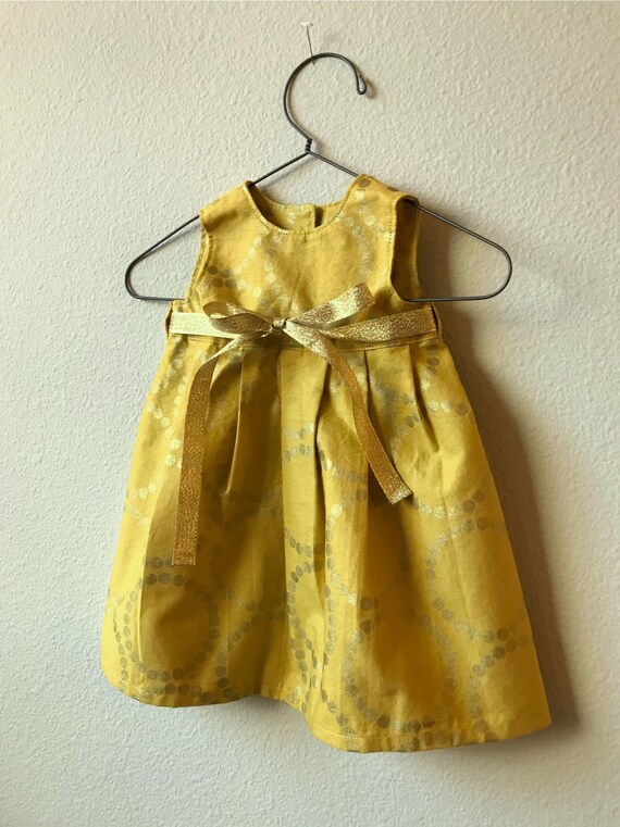 baby mustard dress