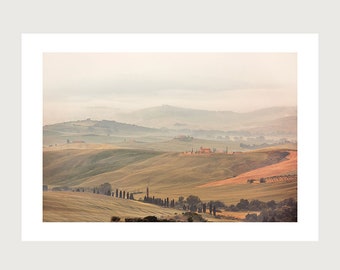 Tuscany Italy Photography Print,  home decor, Italian wall art, TUSCAN LANDSCAPE