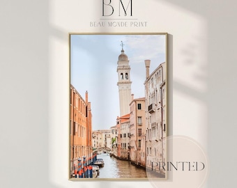Venice Canal Photography Print – Italy Travel Wall Art – Venetian Cityscape Fine Art