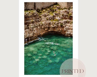 Puglia Italy Coastal Photography Print, Coastal wall art, home decor