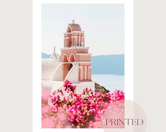 Greece Oia Santorini Photography Print, Greek Islands home decor, wall art