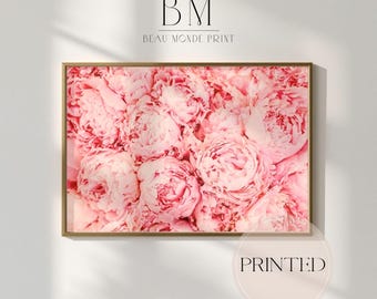 French Peony Photography Print: South of France Floral Wall Art