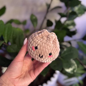 Baby Dumpling Crochet Pattern PDF | Kawaii Amigurumi Dumpling Plush | Beginner Friendly Crochet Food Pattern | Cute Steamed Bun Toy