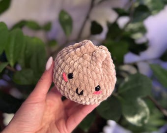 Baby Dumpling Crochet Pattern PDF | Kawaii Amigurumi Dumpling Plush | Beginner Friendly Crochet Food Pattern | Cute Steamed Bun Toy