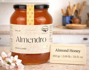 Spanish Almond Honey 950 g | 100% Pure Almond Honey from Spain from Alicante & Valenencia