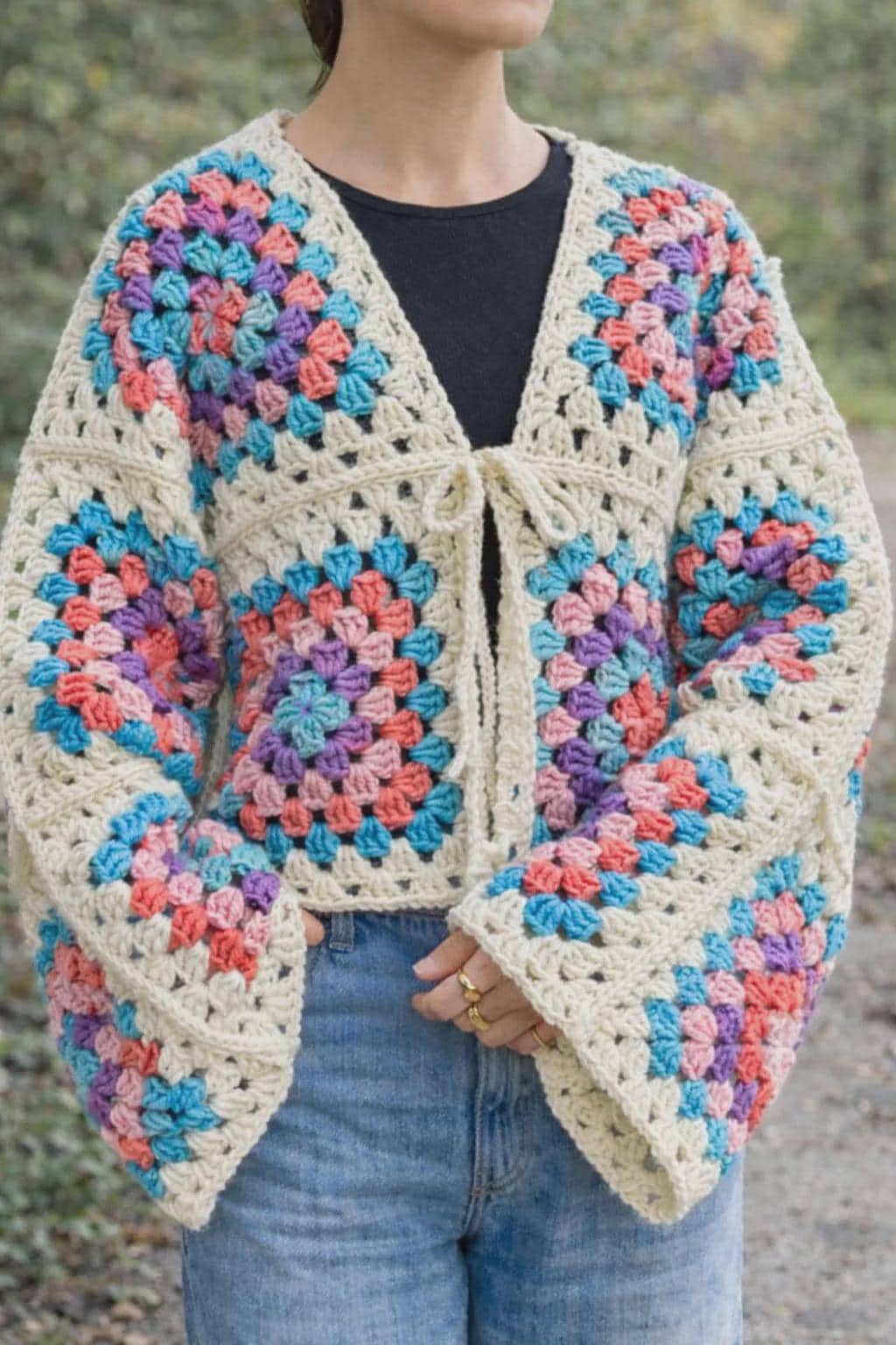 Granny Square Cardigan Crochet