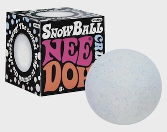ULTRA & SUPER RARE NeeDoh Snowball Crunch Stress Snow Ball Squish