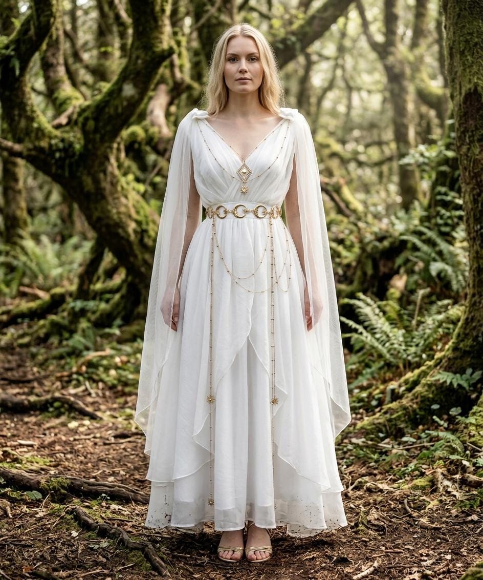 White Moon Fairy Dress - Etsy