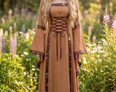 Fantasy Dress | Medieval Renaissance Clothing | Fairy Dress | Renaissance Fair Costume | Elvish Costume | Cosplay Dress | Corset Dress