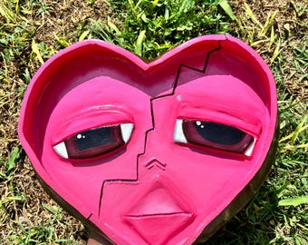 Handmade Heart Shaped Clay Trinket