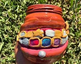 Pot à bave scintillant
