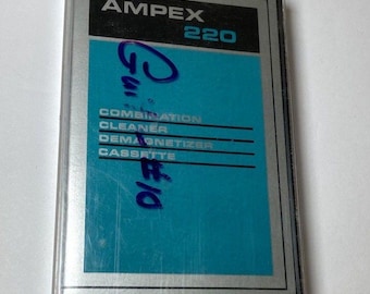 Vintage Ampex 220 Combination Cleaner Demagnetizer Cassette for Cassette Tapes