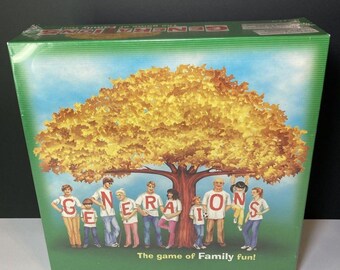 1996 Vintage Generations The Game of Family Fun Board Game New Sealed