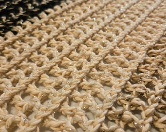 Sweet Honey & Treacle - One of A Kind Handmade Crochet Blanket
