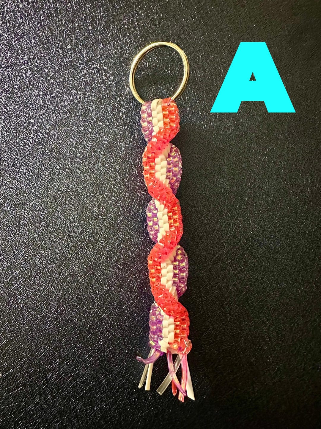 CUSTOM Flat/zigzag Boondoggle Keychain! 90s Retro Nostalgia - Etsy