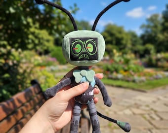 Twisted Vee Plush -Official Dandy's World Roblox Inspired Horror Character Toy, Vee Version 1 Corrupted Mascot Merch, Creepy Cute Gamer Gift