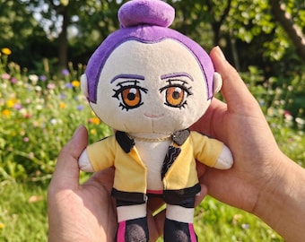 KPop Demon Hunters Rumi Plush Toy Chibi Anime Stuffed Animal HUNTR/X Doll