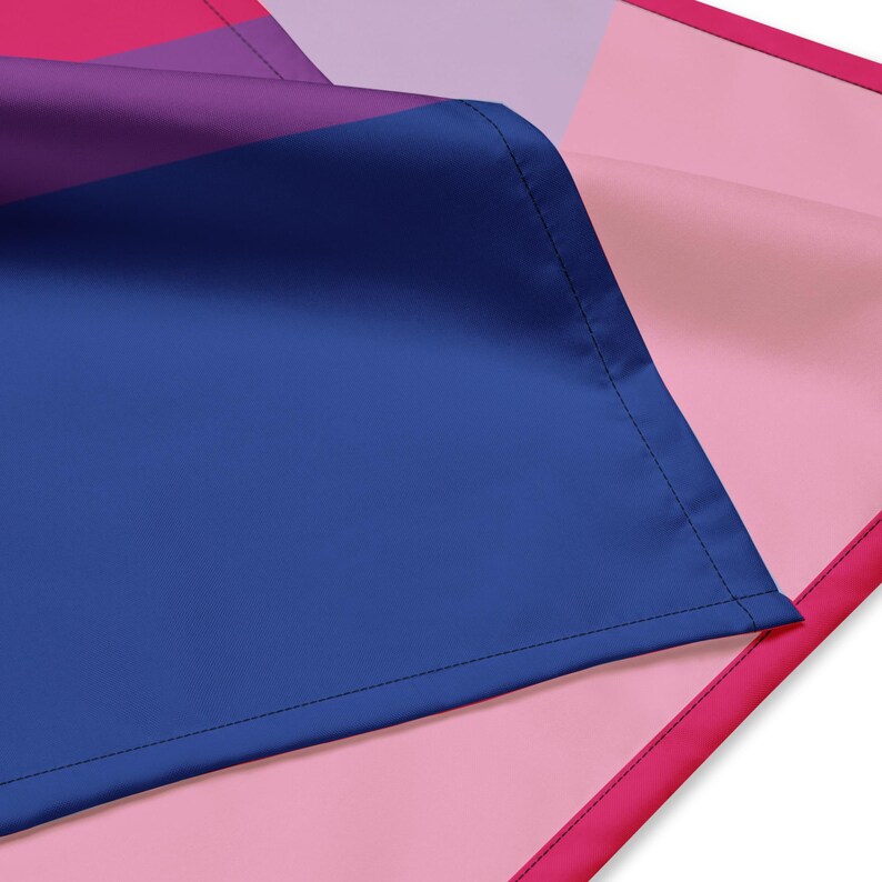 Bisexual Flag Bandana, LGBTQ+ Pride Accessory, Pet Pride Bandana