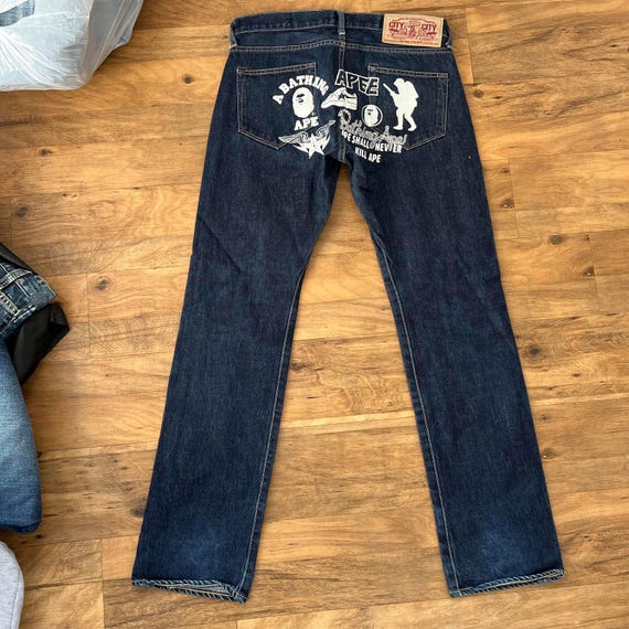 BAPE Logo Jeans - A Bathing Ape