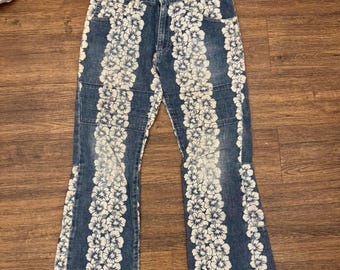 Jeans Hysteric Glamour con fiori