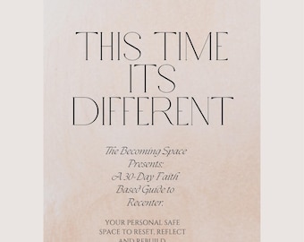 今回は違う ― 30日間の信仰に基づく自己再出発ガイド | ウェルネス | セルフケア