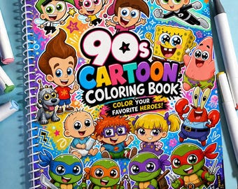Kawaii Nicktoons Coloring Book for Kids