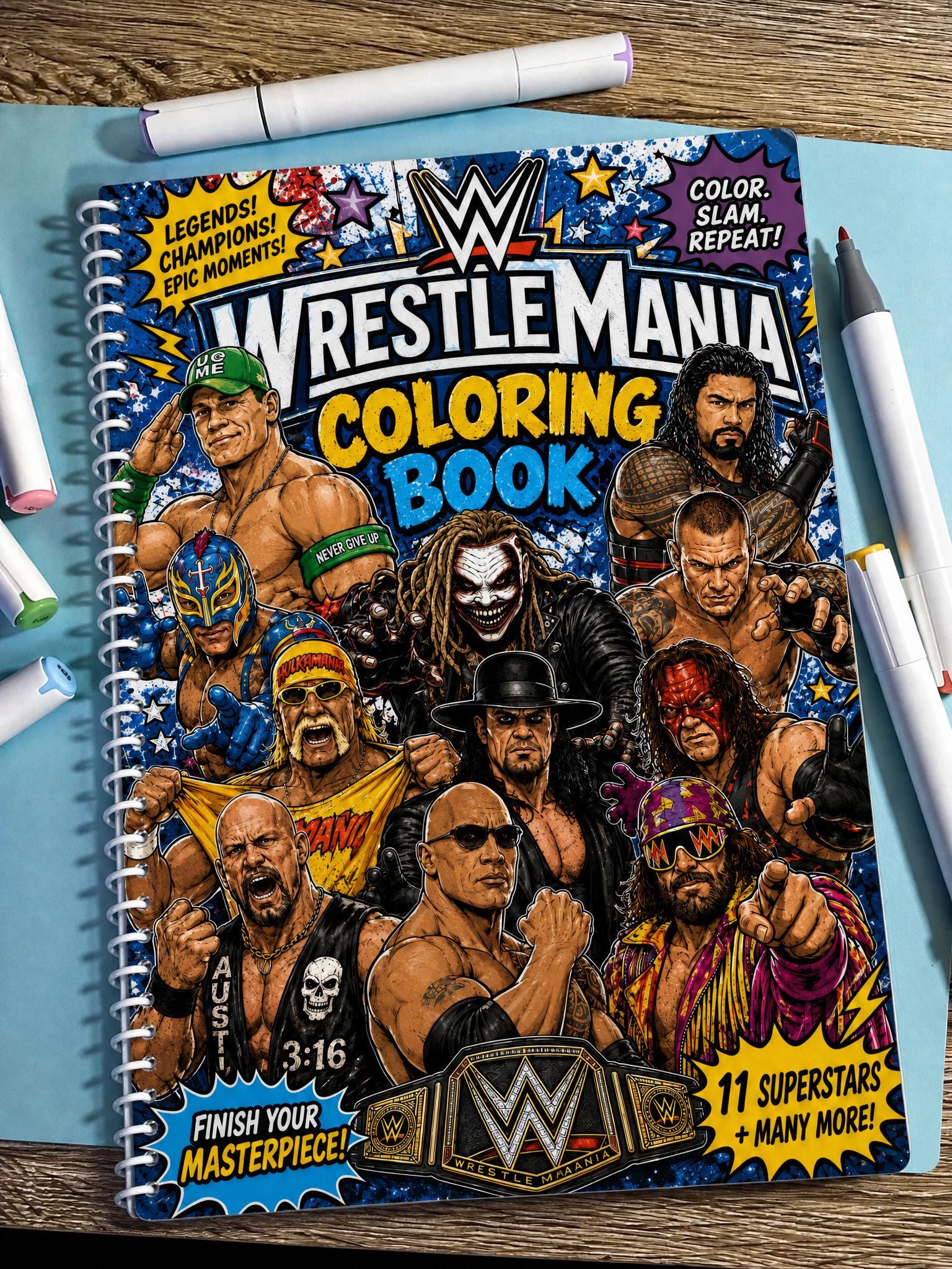 Wwe coloring books - Etsy 日本